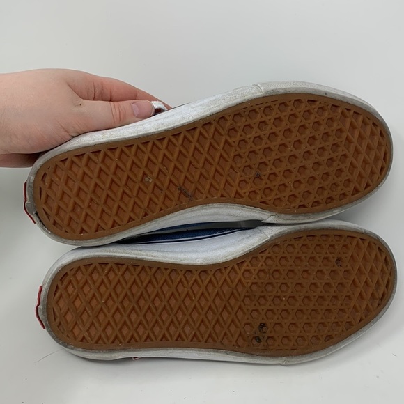 Vans Old Skool Navy & White Shoes Men’s Size 7 - Picture 9 of 10